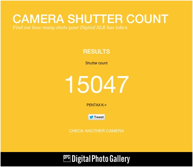 Nikon shutter count app